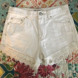 Free People Shorts - Free People lace shorts Free People Shorts - Free People lace shorts